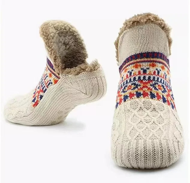 Fleece-Lined Winter Socks – Cozy & Non-Slip