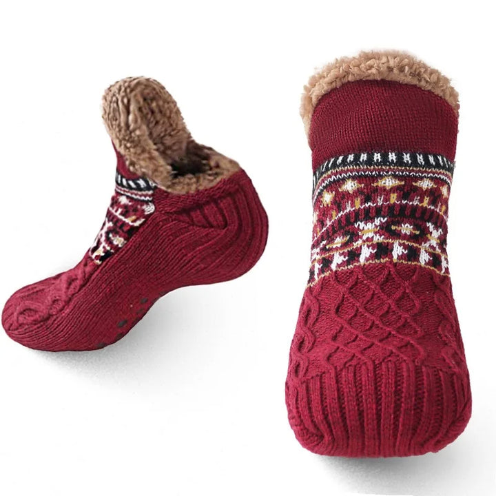 Fleece-Lined Winter Socks – Cozy & Non-Slip